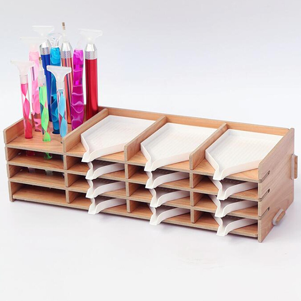 Schudbakjes Houder Hout
